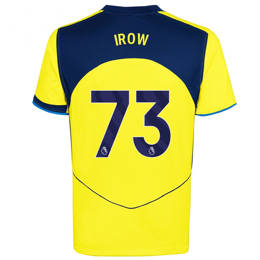 ילדים כדורגל אוליבר איירו #73 צהוב נייבי ג'רזי קיט שלישי 2025/26