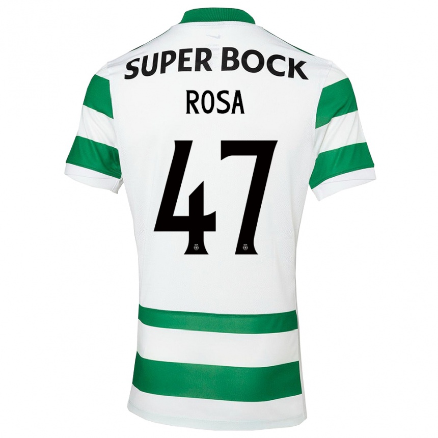 גברים כדורגל Mariana Rosa #47 ירוק לבן ג'רזי ביתית 2025/26