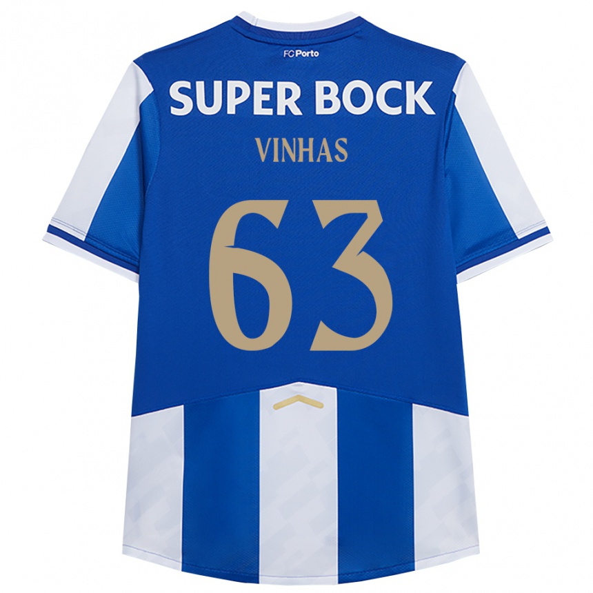 גברים כדורגל דייוויד מוטה וינהאס #63 כחול לבן ג'רזי ביתית 2025/26 גברים כדורגל דייוויד מוטה וינהאס #63 כחול לבן ג'רזי ביתית 2025/26