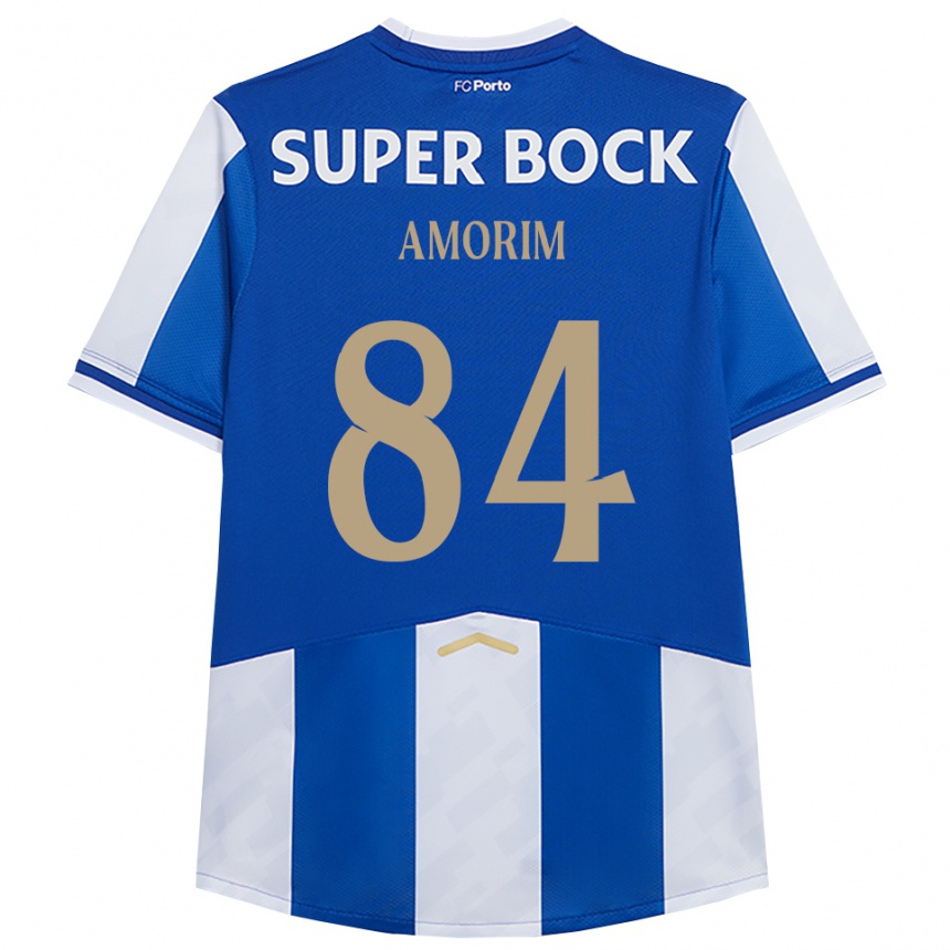 גברים כדורגל Beatriz Amorim #84 כחול לבן ג'רזי ביתית 2025/26
