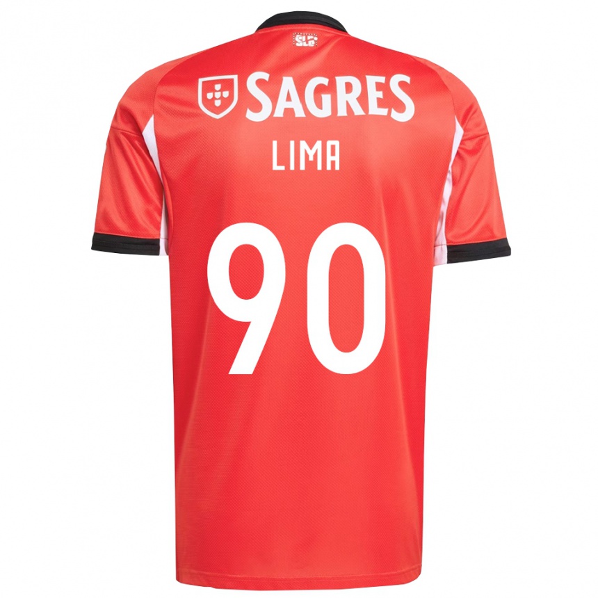 גברים כדורגל Ivan Lima #90 אדום לבן ג'רזי ביתית 2025/26