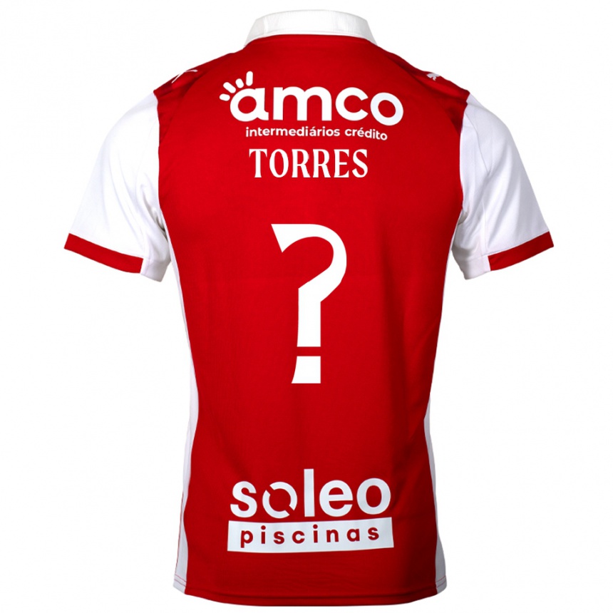 גברים כדורגל Marco Torres #0 אדום לבן ג'רזי ביתית 2025/26