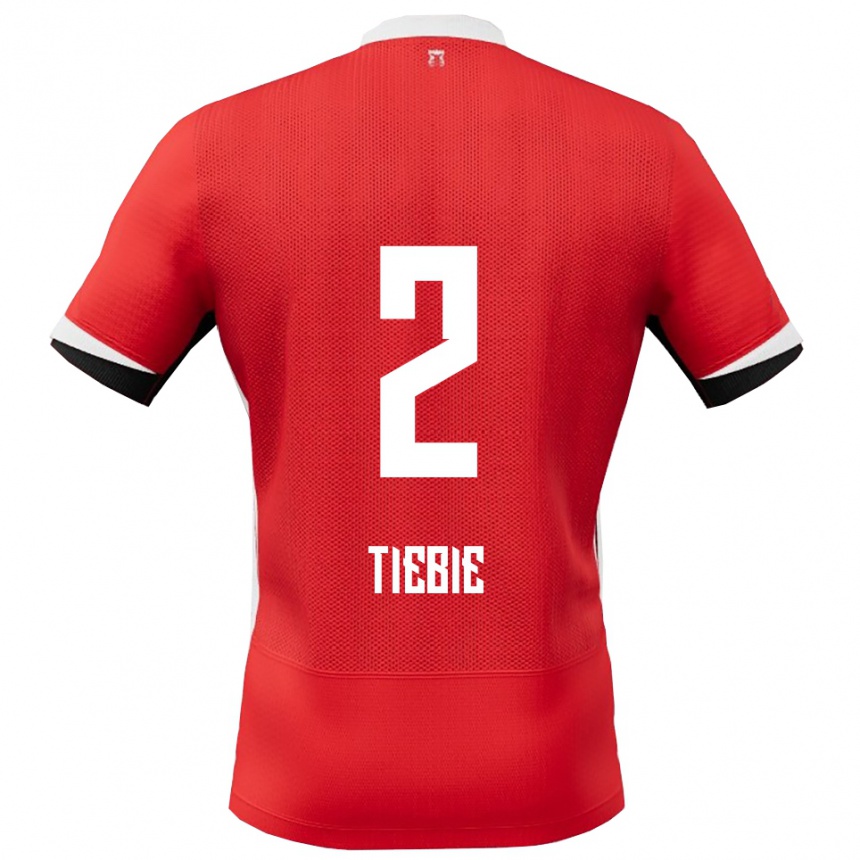 גברים כדורגל Job Tiebie #2 אדום לבן ג'רזי ביתית 2025/26