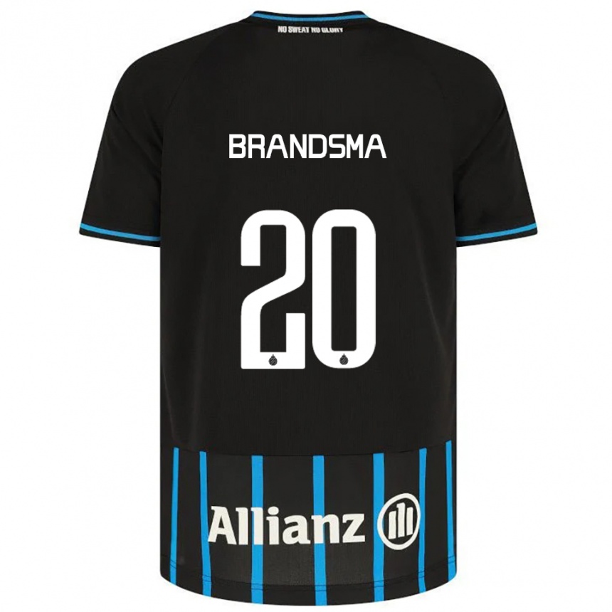 גברים כדורגל Ilke Brandsma #20 שחור כחול ג'רזי ביתית 2025/26