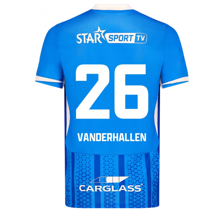 גברים כדורגל Yari Vanderhallen #26 כחול לבן ג'רזי ביתית 2025/26