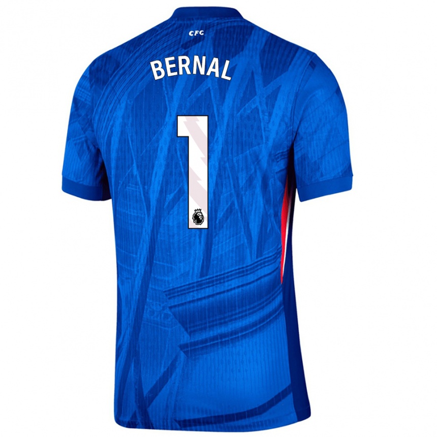 גברים כדורגל Freddy Bernal #1 כחול לבן ג'רזי ביתית 2025/26