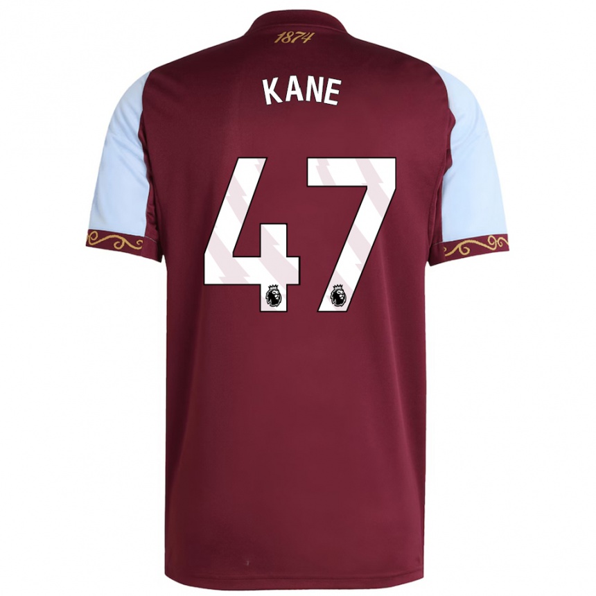 גברים כדורגל קיין טיילור #47 בורדו תכלת ג'רזי ביתית 2025/26