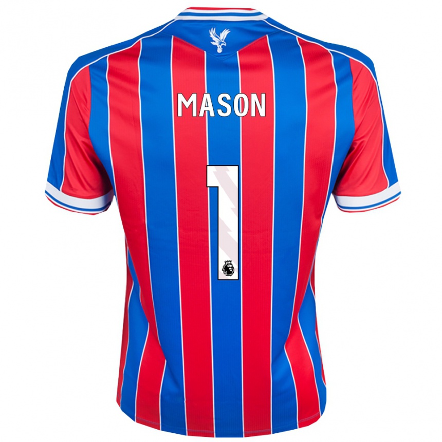 גברים כדורגל Jack Mason #1 כחול אדום לבן ג'רזי ביתית 2025/26
