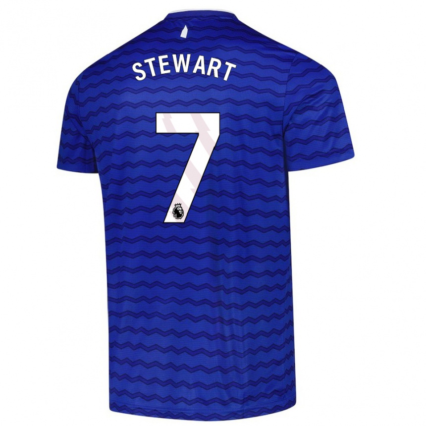 גברים כדורגל Charlie Stewart #7 כחול נייבי ג'רזי ביתית 2025/26