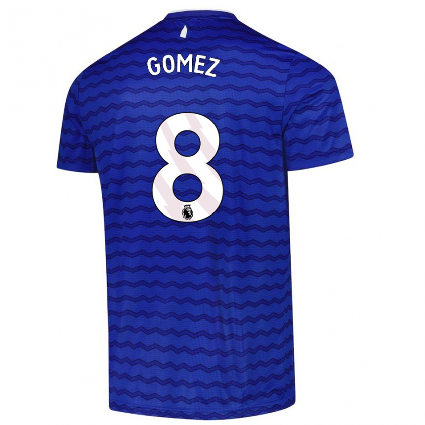 גברים כדורגל Francis Gomez #8 כחול נייבי ג'רזי ביתית 2025/26