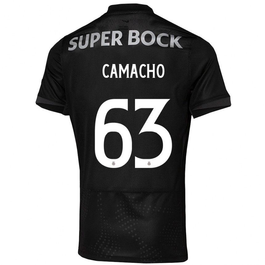 גברים כדורגל רפאל אאוקלידס סוארס קמאשו #63 שחור לבן הרחק ג'רזי 2025/26