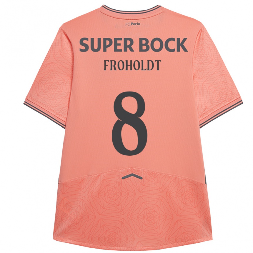 גברים כדורגל ויקטור פרוהולדט #8 ורוד נייבי הרחק ג'רזי 2025/26