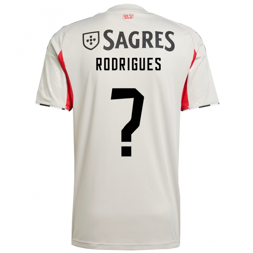 גברים כדורגל Miguel Rodrigues #0 לבן מלוכלך אדום הרחק ג'רזי 2025/26
