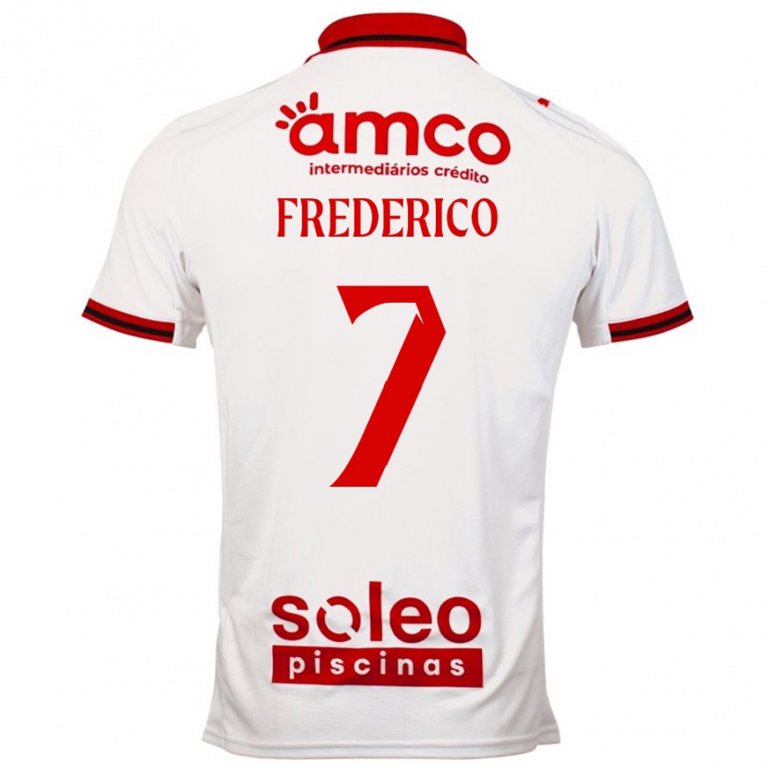 גברים כדורגל Frederico Silva #7 לבן אדום הרחק ג'רזי 2025/26
