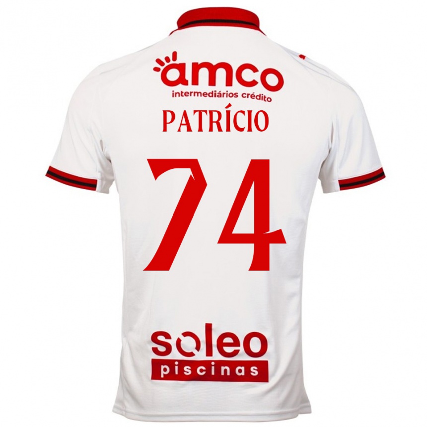 גברים כדורגל Nuno Patrício #74 לבן אדום הרחק ג'רזי 2025/26