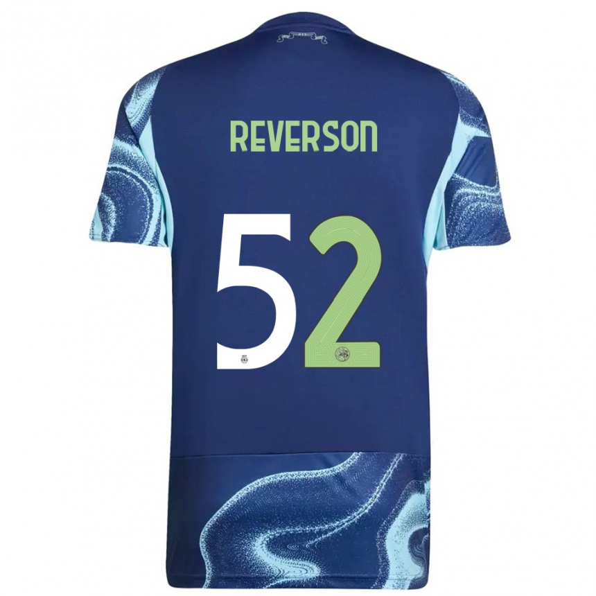 גברים כדורגל Paul Reverson #52 נייבי תכלת הרחק ג'רזי 2025/26
