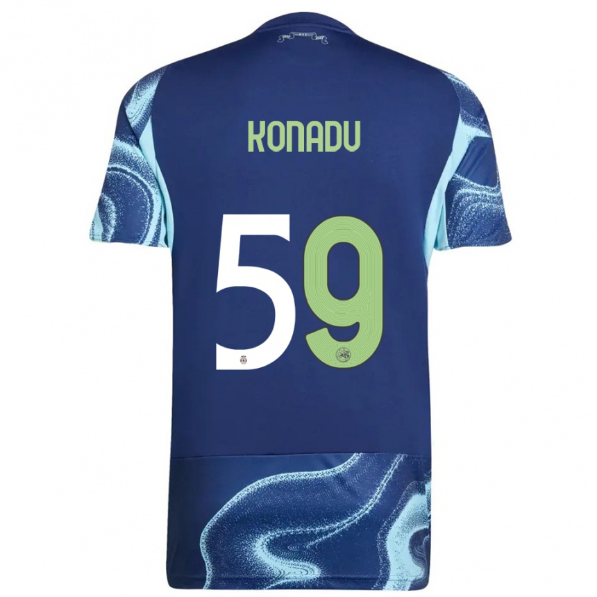 גברים כדורגל Don-Angelo Konadu #59 נייבי תכלת הרחק ג'רזי 2025/26