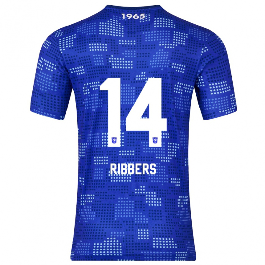 גברים כדורגל Jort Ribbers #14 כחול תכלת הרחק ג'רזי 2025/26
