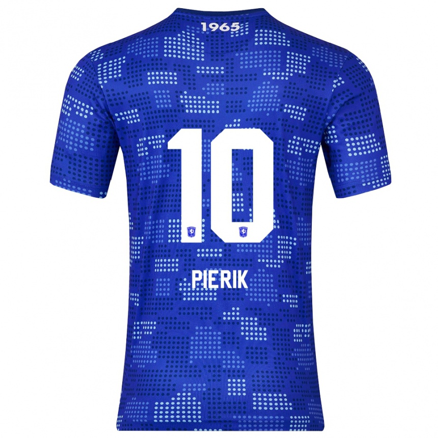 גברים כדורגל Milan Pierik #10 כחול תכלת הרחק ג'רזי 2025/26