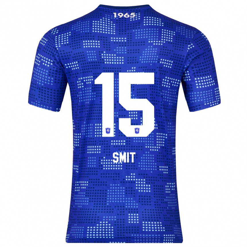 גברים כדורגל Mauro Smit #15 כחול תכלת הרחק ג'רזי 2025/26