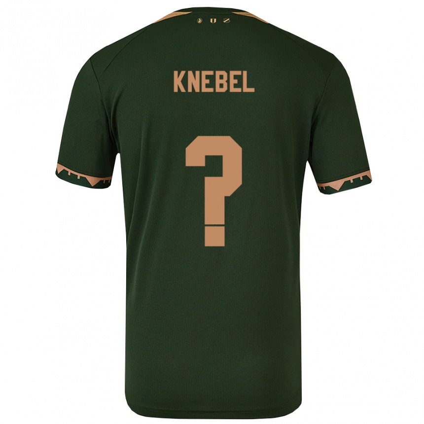 גברים כדורגל Levi Knebel #0 ירוק זהב הרחק ג'רזי 2025/26