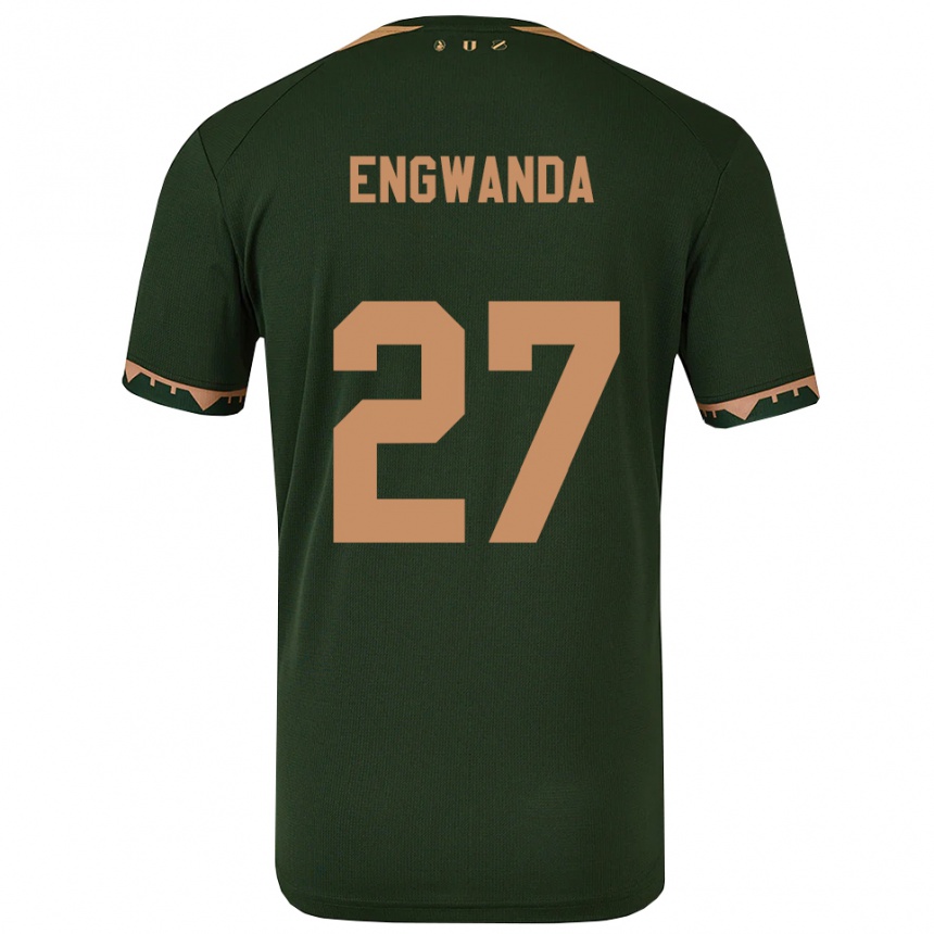 גברים כדורגל Alonzo Engwanda #27 ירוק זהב הרחק ג'רזי 2025/26