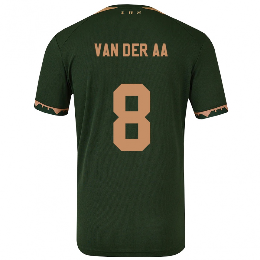 גברים כדורגל Victor Van Der Aa #8 ירוק זהב הרחק ג'רזי 2025/26