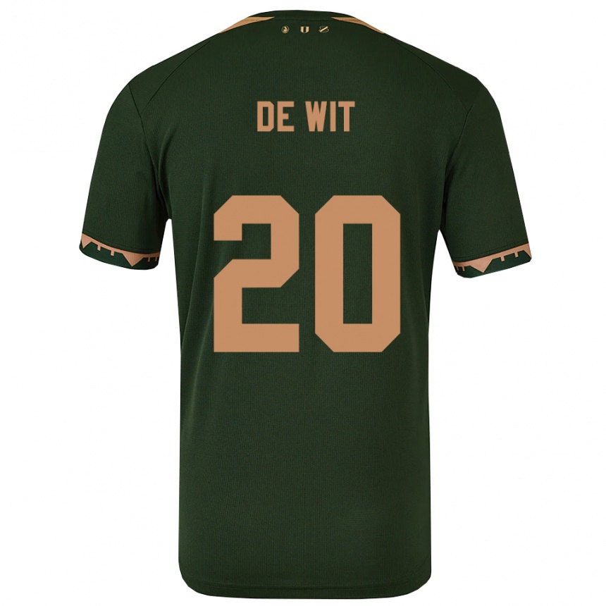 גברים כדורגל דני דה ויט #20 ירוק זהב הרחק ג'רזי 2025/26