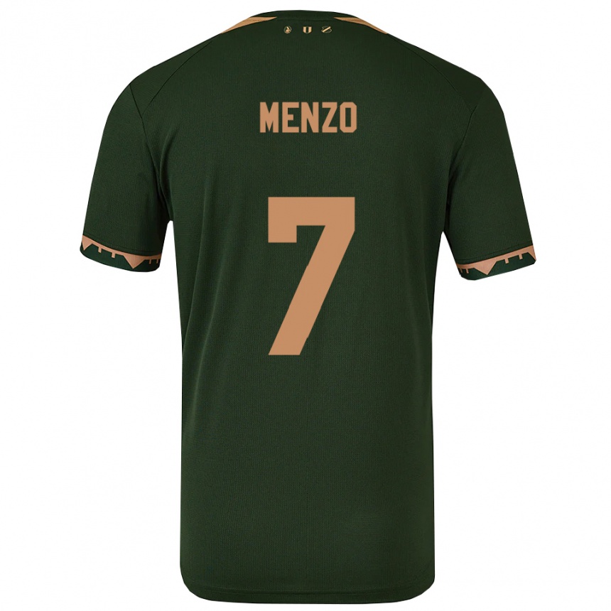 גברים כדורגל Björn Menzo #7 ירוק זהב הרחק ג'רזי 2025/26