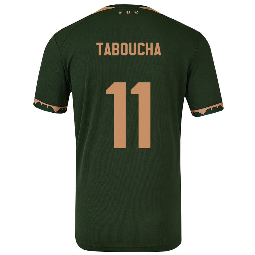 גברים כדורגל Salah Taboucha #11 ירוק זהב הרחק ג'רזי 2025/26