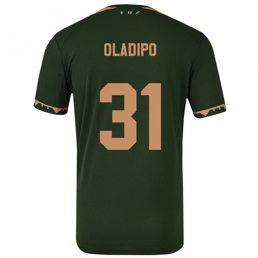גברים כדורגל Laolu Oladipo #31 ירוק זהב הרחק ג'רזי 2025/26