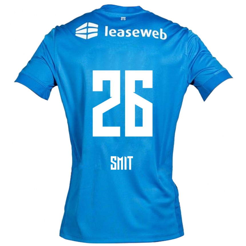 גברים כדורגל Kees Smit #26 כחול לבן הרחק ג'רזי 2025/26