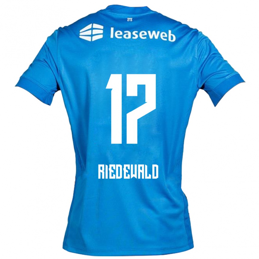 גברים כדורגל קנזו רידוולד #17 כחול לבן הרחק ג'רזי 2025/26