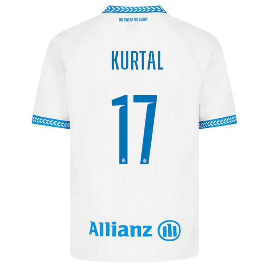 גברים כדורגל Utku Kurtal #17 כחול לבן הרחק ג'רזי 2025/26