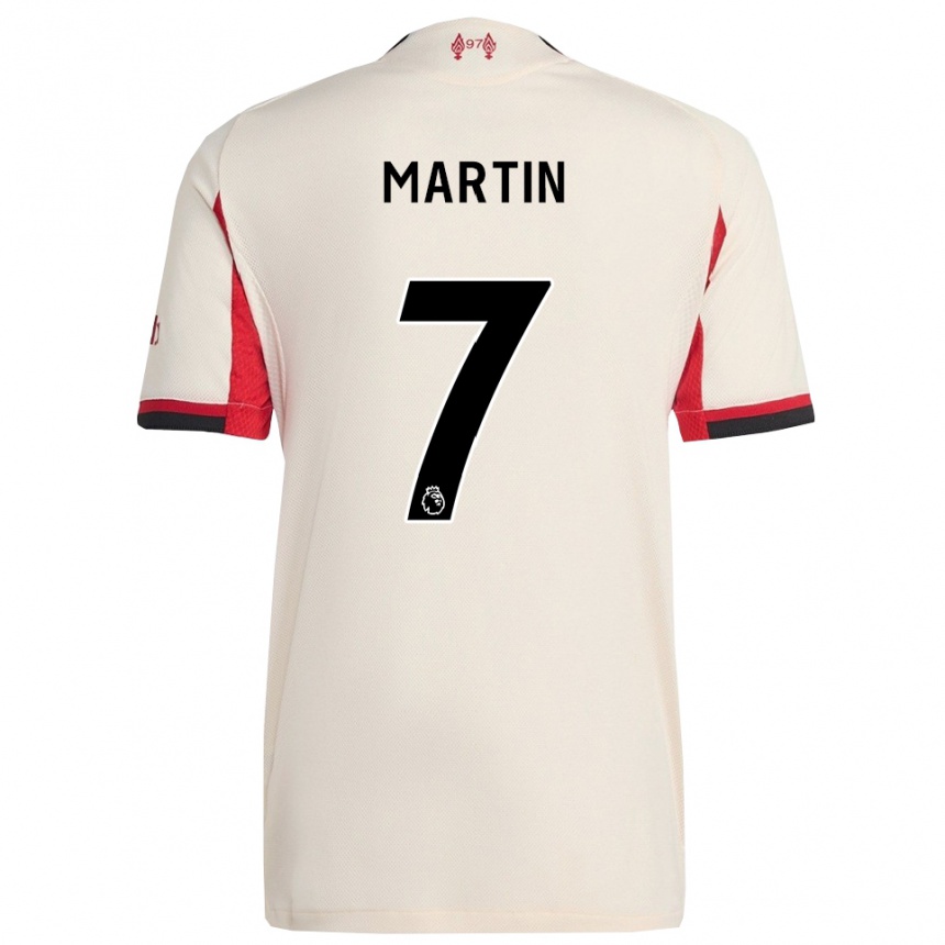 גברים כדורגל Tyler Martin #7 לבן שחור הרחק ג'רזי 2025/26