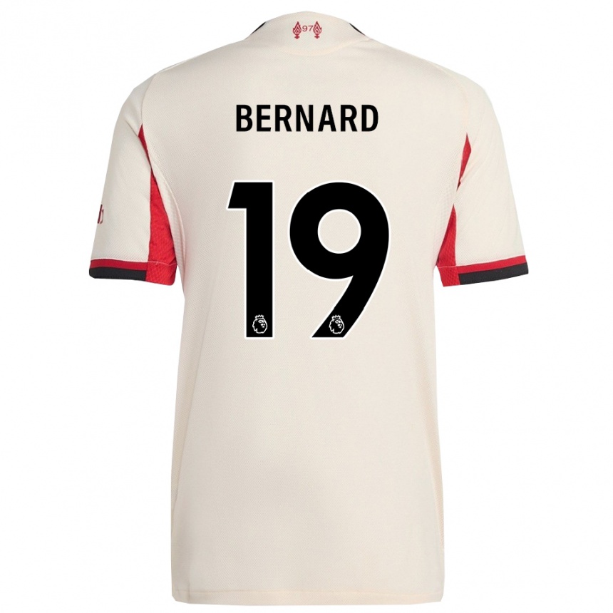 גברים כדורגל Dj Bernard #19 לבן שחור הרחק ג'רזי 2025/26