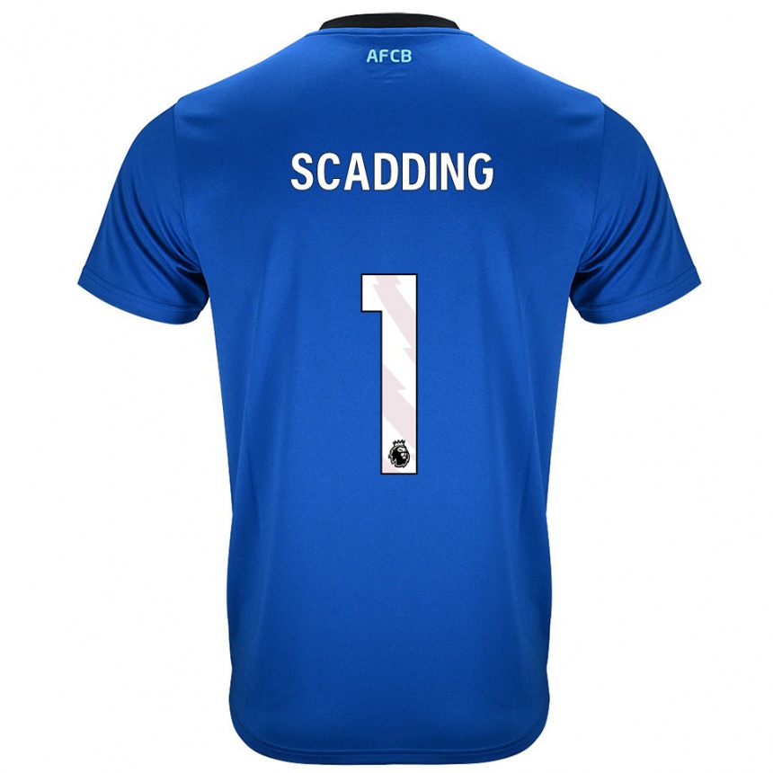 גברים כדורגל קייטי סקדינג #1 כחול שחור הרחק ג'רזי 2025/26