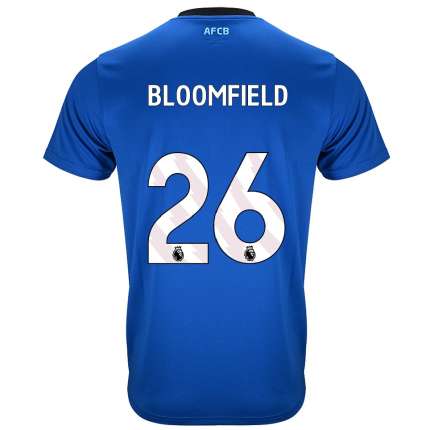 גברים כדורגל ארין בלומפילד #26 כחול שחור הרחק ג'רזי 2025/26