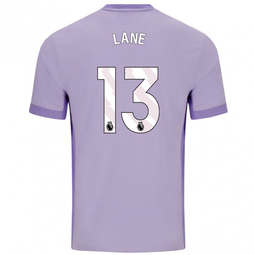גברים כדורגל Darius Lane #13 טארו סגול לבן הרחק ג'רזי 2025/26