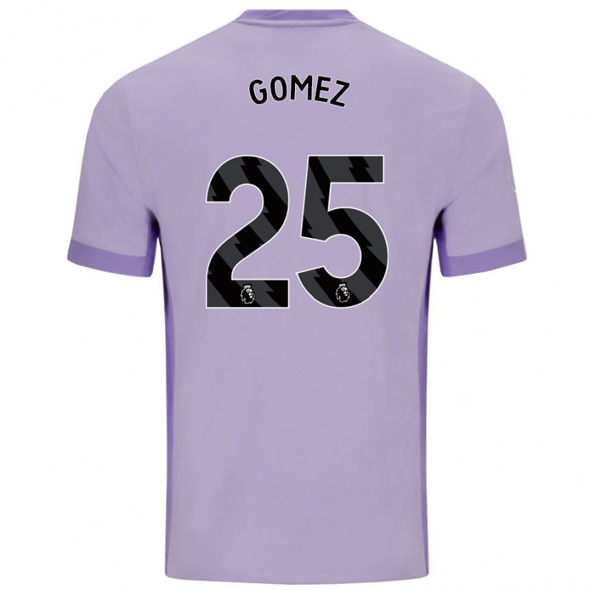 גברים כדורגל דייגו גומס #25 טארו סגול לבן הרחק ג'רזי 2025/26