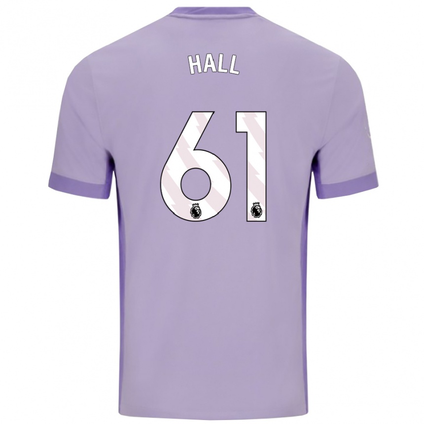 גברים כדורגל Steven Hall #61 טארו סגול לבן הרחק ג'רזי 2025/26