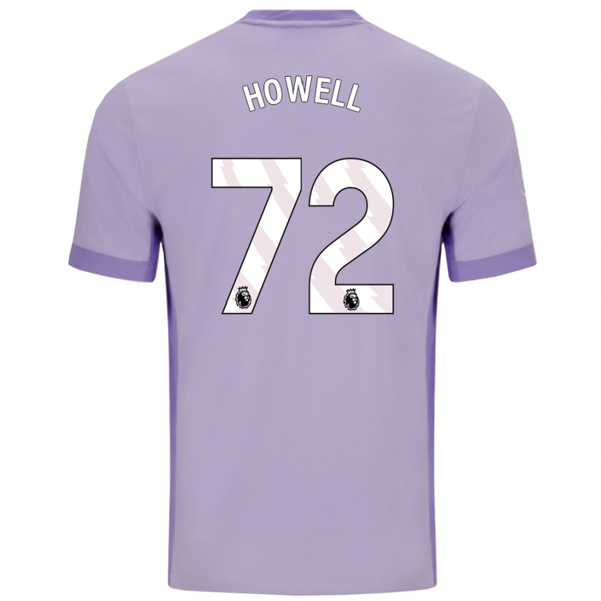 גברים כדורגל Harry Howell #72 טארו סגול לבן הרחק ג'רזי 2025/26