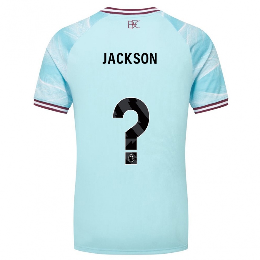 גברים כדורגל Luca Jackson #0 תכלת בורדו הרחק ג'רזי 2025/26