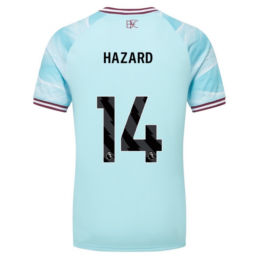 גברים כדורגל אמיליה הזאר #14 תכלת בורדו הרחק ג'רזי 2025/26