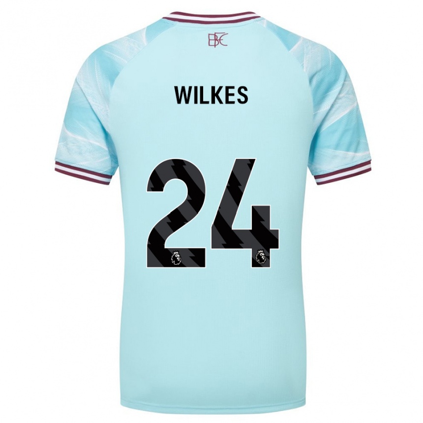 גברים כדורגל Tilly Wilkes #24 תכלת בורדו הרחק ג'רזי 2025/26