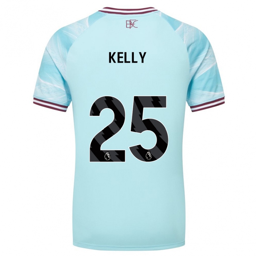 גברים כדורגל Aimee Kelly #25 תכלת בורדו הרחק ג'רזי 2025/26