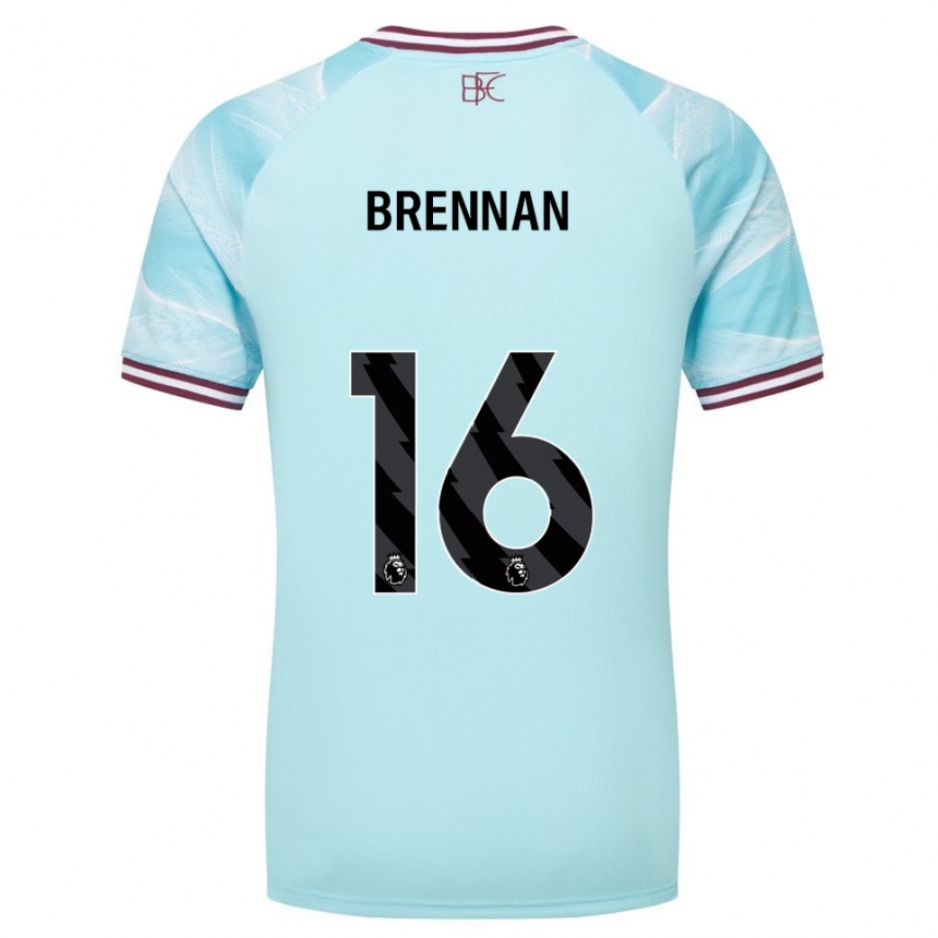 גברים כדורגל Corey Brennan #16 תכלת בורדו הרחק ג'רזי 2025/26