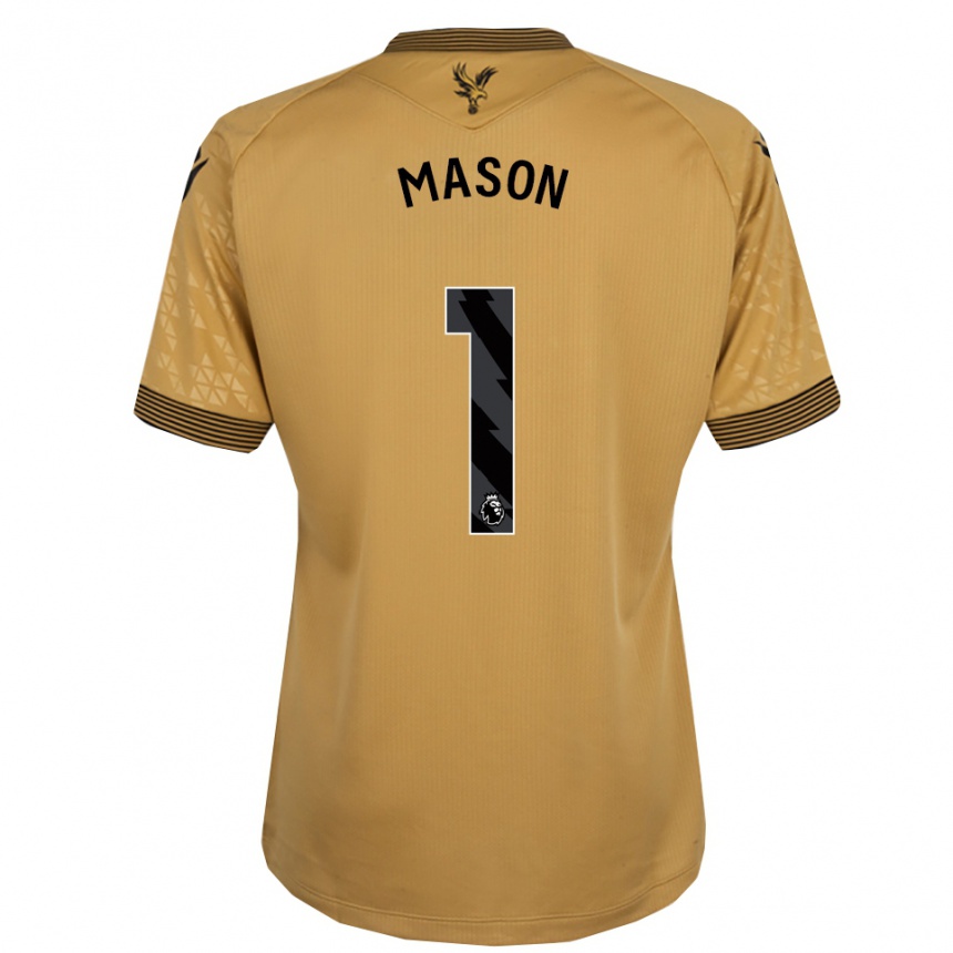 גברים כדורגל Jack Mason #1 זהב שחור הרחק ג'רזי 2025/26