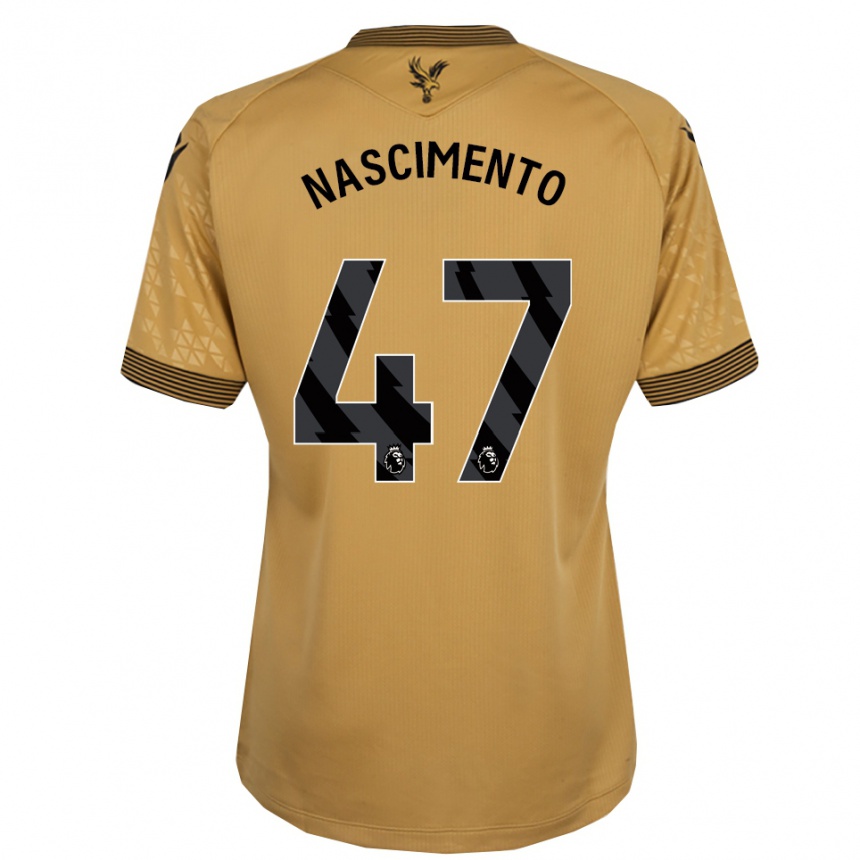 גברים כדורגל אדלר נסימנטו #47 זהב שחור הרחק ג'רזי 2025/26