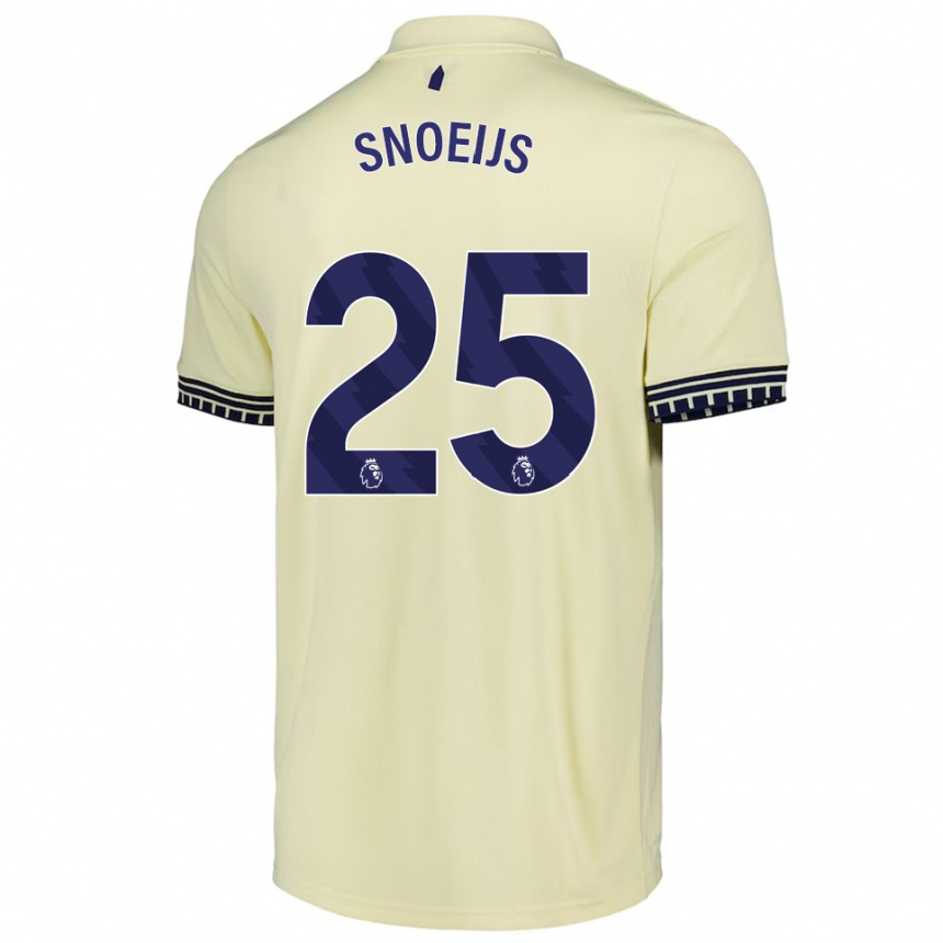 גברים כדורגל קטיה סנואייס #25 לבן מלוכלך שחור הרחק ג'רזי 2025/26